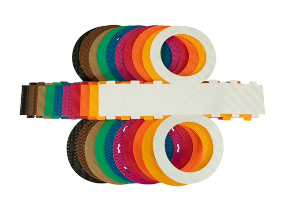 Runde Laternenrohlinge aus 3D-Colorwellpappe, 10 Stück, sortiert