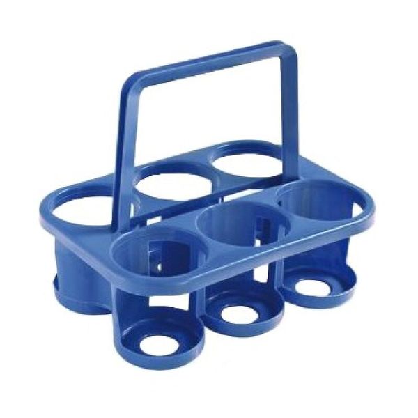 Flaschenträger für 6 Flaschen, blau Flaschenträger für 6 Flaschen, blau