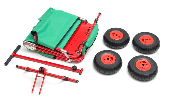 ECKLA Faltbollerwagen mit pannensicheren Reifen, 115 cm ECKLA Faltbollerwagen mit pannensicheren Reifen, 115 cm