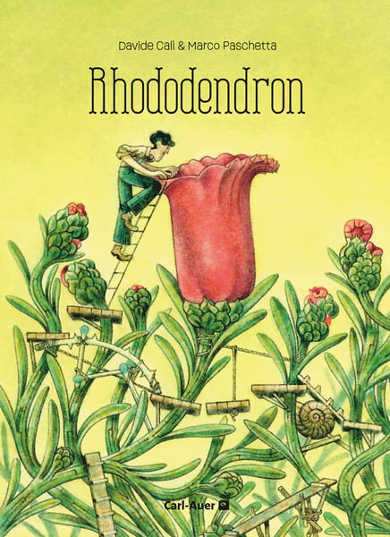 Buch, Rhododendron, Illustration, Cover, Pflanzen