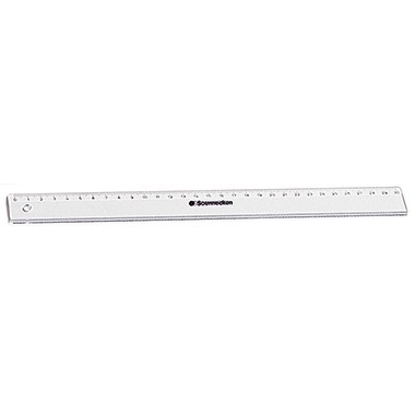 Linearruler, Metalllineal, cm-Skala, transparenterLineal, GeradeKante