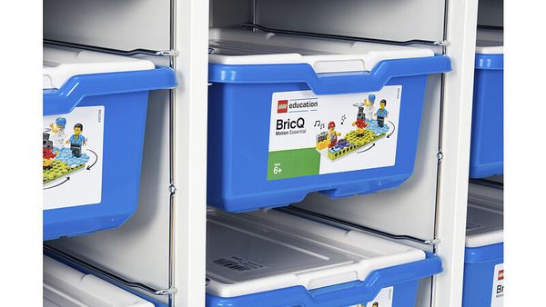 BETZOLD Flexeo® Wagen, 3-reihig für 12 LEGO® Education Boxen