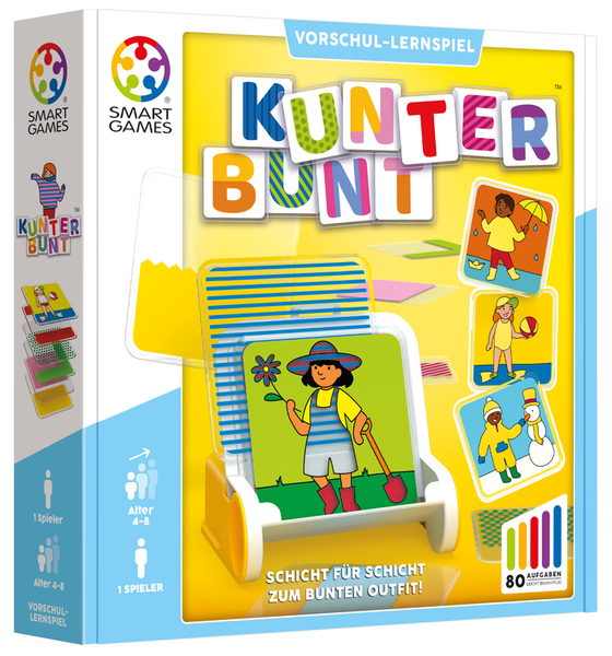 SMARTGAMES Kunterbunt, 1 Spieler, ab 4 Jahre SMARTGAMES Kunterbunt, 1 Spieler, ab 4 Jahre