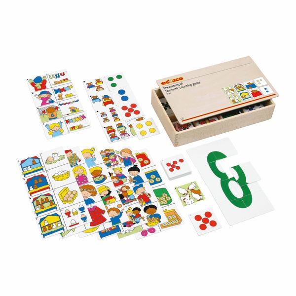 holzbox, karten, bildungsspiel, bunt, legen-definieren