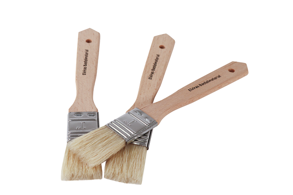 ELVIRAS Kleister-/Flachpinsel, Gr. 2,5, 3 Pinsel