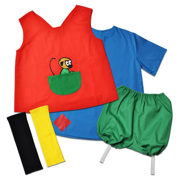 Pippi Langstrumpf Kostüm, verschiedene Größen (SONDERANGEBOT)