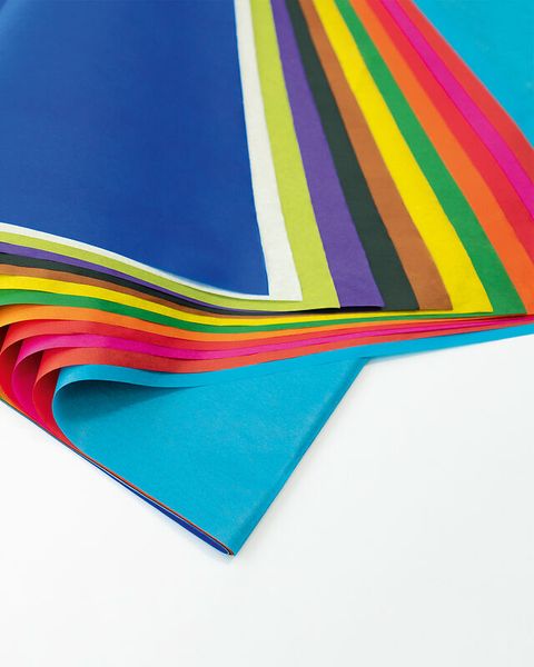 FOLIA Blumenseidenpapier, 50 x 70 cm, 26 Bogen, 13-farbig sortiert