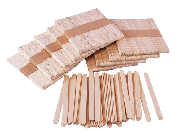 ELVIRAS Holzstäbchen natur, 500 Stück ELVIRAS Holzstäbchen natur, 500 Stück