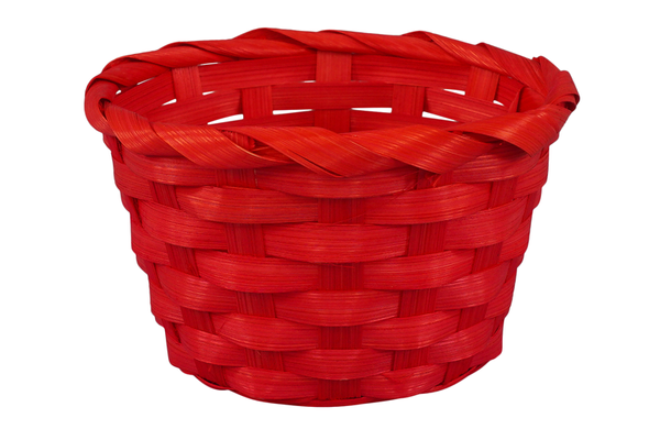 Bastkorb bunt, 6 Stück Bastkorb bunt, 6 Stück