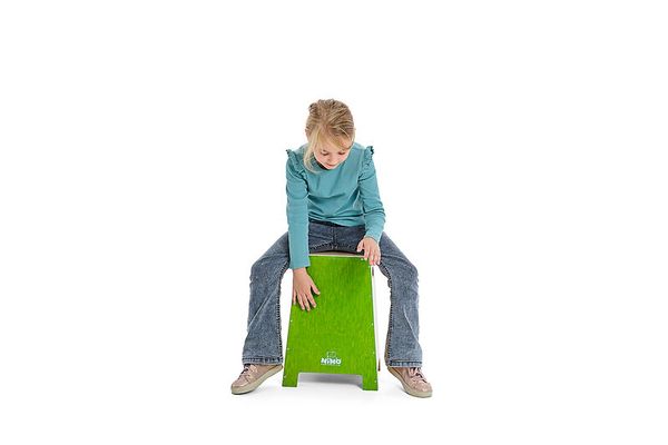 NINO® Percussion stapelbares großes Cajon, grün NINO® Percussion stapelbares großes Cajon, grün