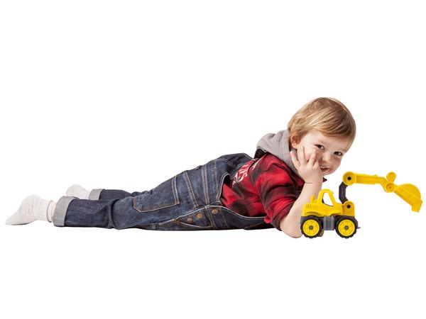 BIG Power-Worker Mini Bagger, Kunststoff, 23 x 10 x 11,5 cm, 2-5 Jahre BIG Power-Worker Mini Bagger, Kunststoff, 23 x 10 x 11,5 cm, 2-5 Jahre