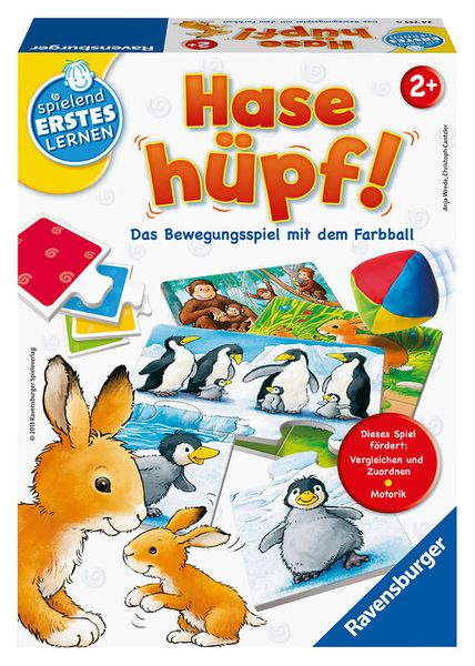 RAVENSBURGER Motorik-Spielset - Stecken, Sortieren & Bewegen, ab 2 Jahre (3 Spiele)