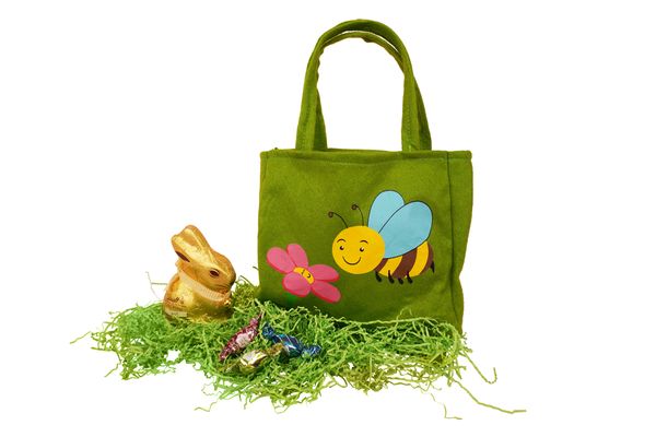 Tragetasche mit Frühlingsmotiv, 4 Stück Tragetasche mit Frühlingsmotiv, 4 Stück