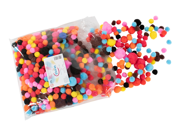 Elviras Pompon Mix "bunt"