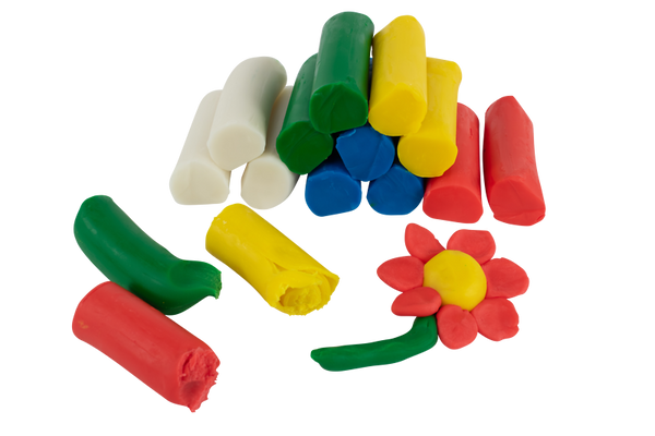 Elviras Super Soft Knete, 5-farbig sortiert, 1.750 g