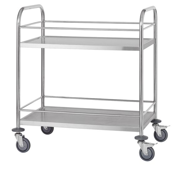 serving cart, storage trolley, kitchen cart, stainless steel, wheels cart