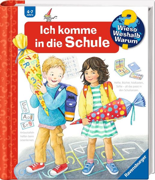 Schulranzen, Schultüte, Kinderbuch, Unterricht, Schule