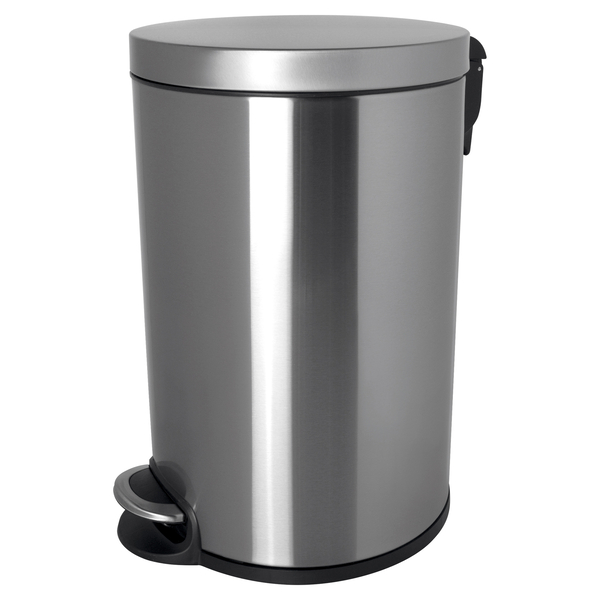 Helit Tretabfalleimer Silent Edelstahl, 20 l