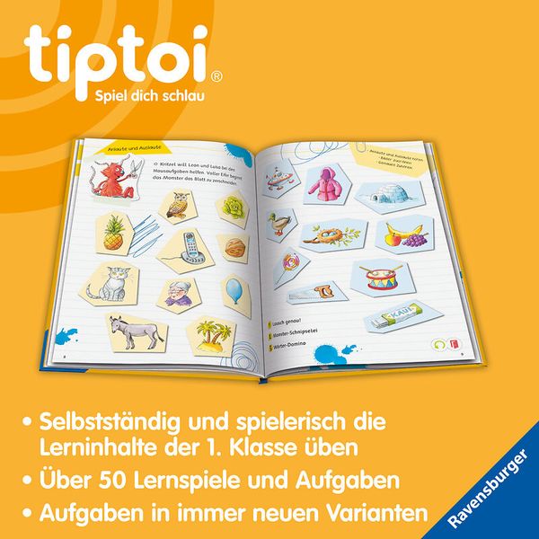 RAVENSBURGER tiptoi® Lern mit mir! Deutsch 1. Klasse, ab 6 Jahre RAVENSBURGER tiptoi® Lern mit mir! Deutsch 1. Klasse, ab 6 Jahre