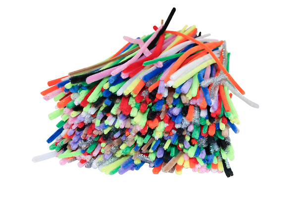 FOLIA Chenille Mix, Ø 4-8 mm, 700 Stück, 30 cm lang