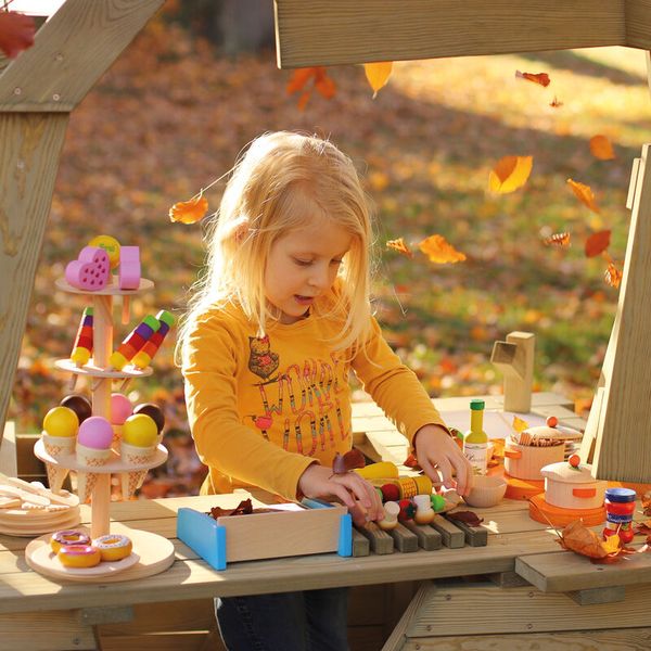 ERZI Foodtruck aus Holz, Outdoor LxBxH: 179 x 90 x 139 cm ERZI Foodtruck aus Holz, Outdoor LxBxH: 179 x 90 x 139 cm