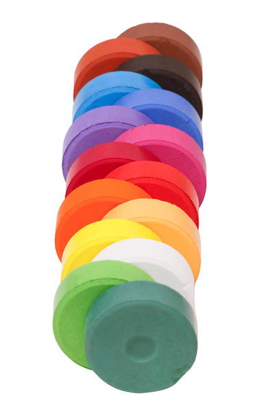 Temperablöcke, 55 mm, 6 Stück, Farbe wählbar