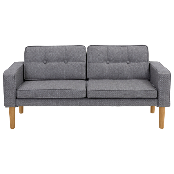 Sofa 2-Sitzer Jules, Sitzhöhe 30 cm, Stoff & Farbe wählbar