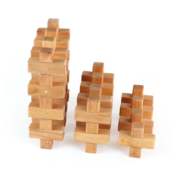 Holzspielzeug, Holzbausteine, Kugelbahn, Konstruktionsbausteine, Naturholz