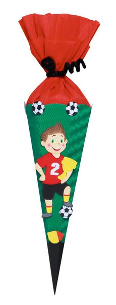 Geschwister-Schultüten-Bastelset Classic Line, Fußballer, 41 cm, 1 Set