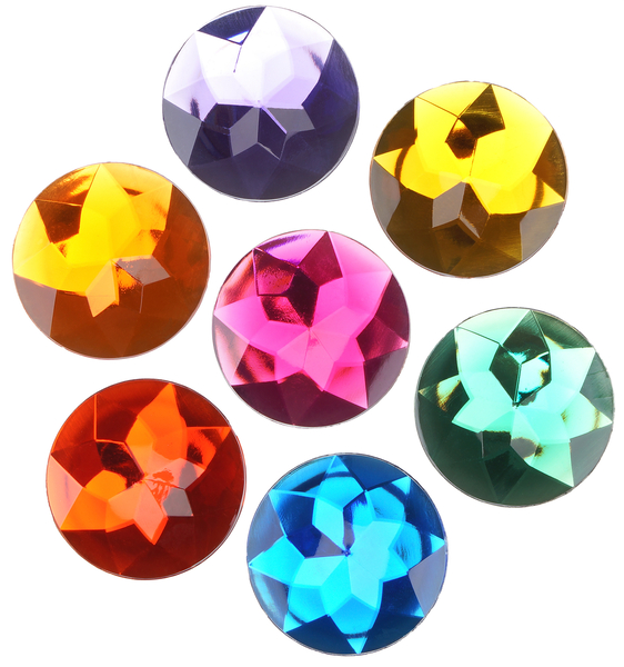 Funkelsteine Maxi Ø 5 cm, 28-teilig Funkelsteine Maxi Ø 5 cm, 28-teilig