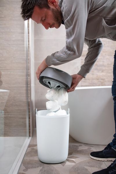 Toilet, bin, Mülleimer, Kunststoff, Fassungsvermögen