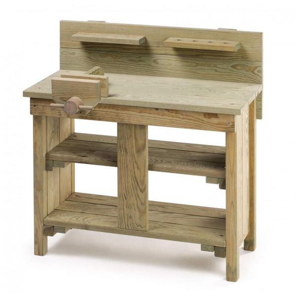 Werkbank, Holz, Holzwerkbank, Werkstückbank, Holzwerkzeugbank
