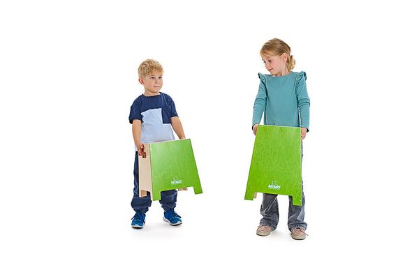 NINO® Percussion stapelbares Klassenzimmer Cajon, Gruppen-Rhytmus-Set, 7-tlg.