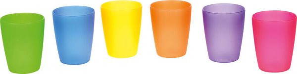 Zahnputzbecher aus Plastik, 0,3 l