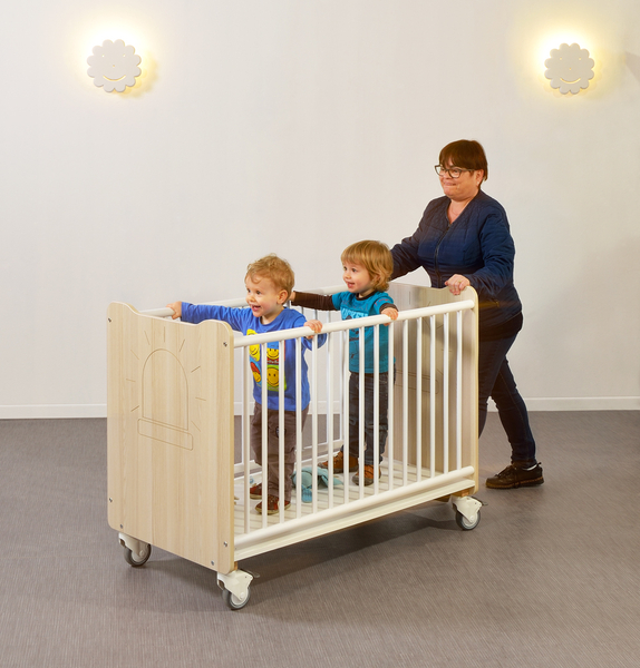 MATHOU Evakuierungsbett/ Kinderbett inkl. Matratze und Spannbettbezug