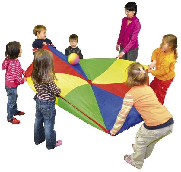 Spielgerät, Parachute, Kinder, Mehrfarbig, Turnier-Requisiten