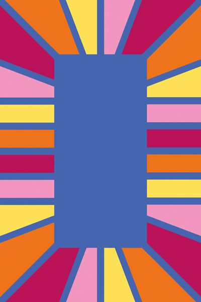 abstract, farbenfroh, geometrisch, muster, sonnenstrahlen