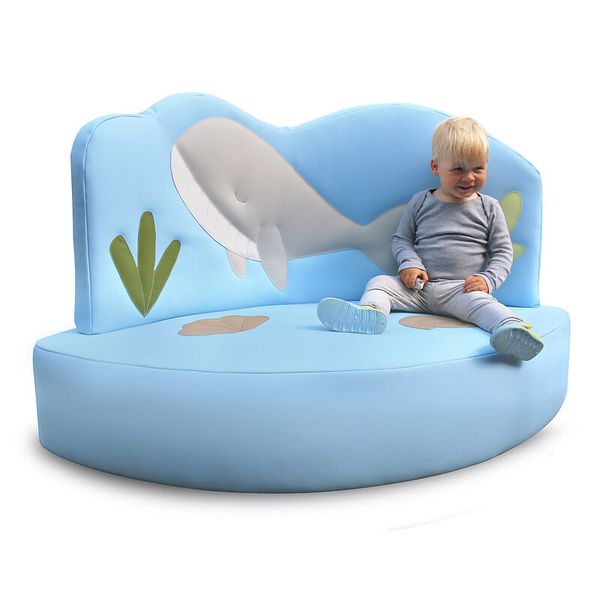 Kindersofa Wal, Sitzhöhe 25 cm