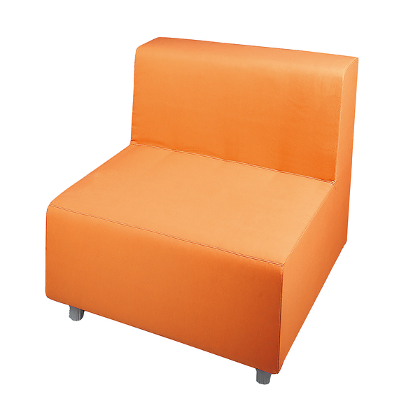 orange, Sessel, Sessel mit Polsterung, Stoff, Polsterung