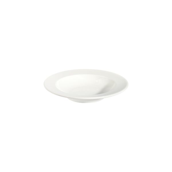 ID Fine Frame white Teller tief mit Fahne, 23 cm