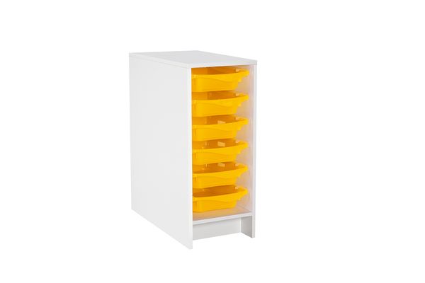 Ergänzendes Regal für modulare Wickelkommode mit 6 Boxen, 36 cm