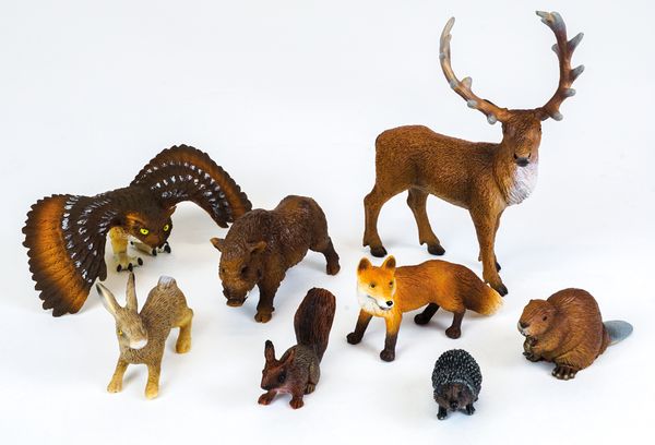 Tierfiguren, Wildtiere, Sammelfigur, Tiermodelle, Miniaturen