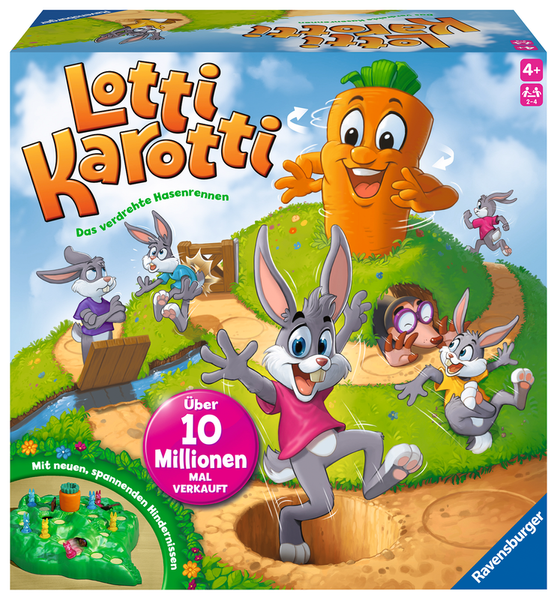 RAVENSBURGER Spiel Lotti Karotti, 2 - 4 Personen, 4 - 99 Jahre RAVENSBURGER Spiel Lotti Karotti, 2 - 4 Personen, 4 - 99 Jahre