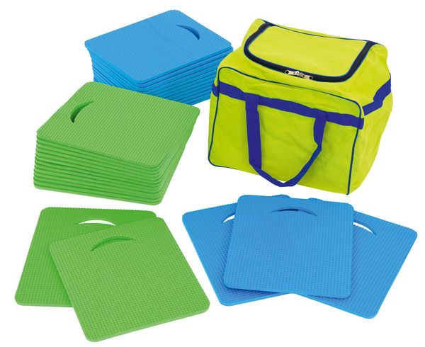 BETZOLD SPORT 30 Sitzunterlagen inkl. Tasche, Kissen 32 x 38 cm