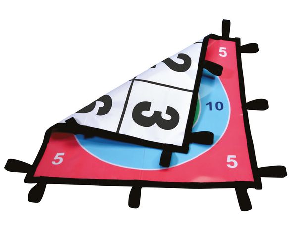 Zahlen-Werfer 2in1 - Klett-Wurfspiel inkl. 6 Klettbälle Zahlen-Werfer 2in1 - Klett-Wurfspiel inkl. 6 Klettbälle