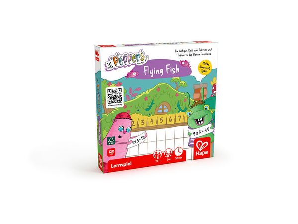 HAPE "Peppers Flying Fish", Einmaleins-Lernspiel, ab 7 Jahre HAPE "Peppers Flying Fish", Einmaleins-Lernspiel, ab 7 Jahre