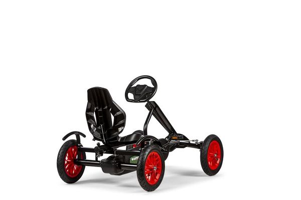 Go-kart, Kettcar, Pedal Kart, Rote Räder, Schwarzer Sitz