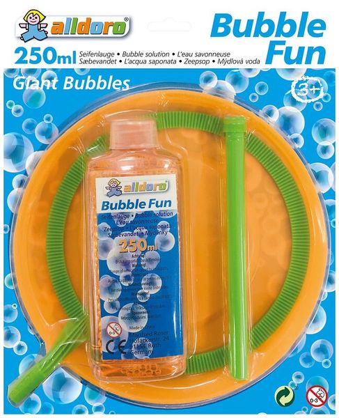 Seifenblasen-Set, Bubble Fun, Riesenblasen, Spielset, Blasenlösung