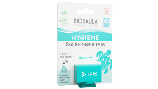 Tabelle, Tabs, Reinigung, Hygiène, Biobauqa