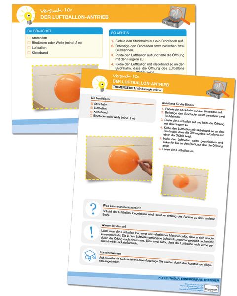 Forscherkoffer - Erneuerbare Energien, 83-tlg. Forscherkoffer - Erneuerbare Energien, 83-tlg.